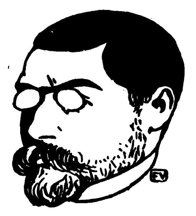 Portrait Of French Writer Louis Dumur — Félix Vallotton