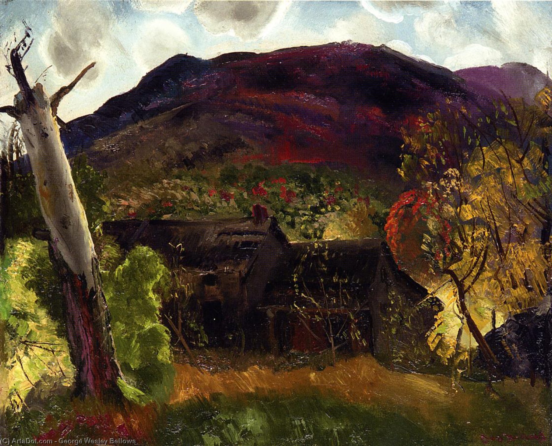 Blasted Tree And Deserted House — Џорџ Весли Белоуз