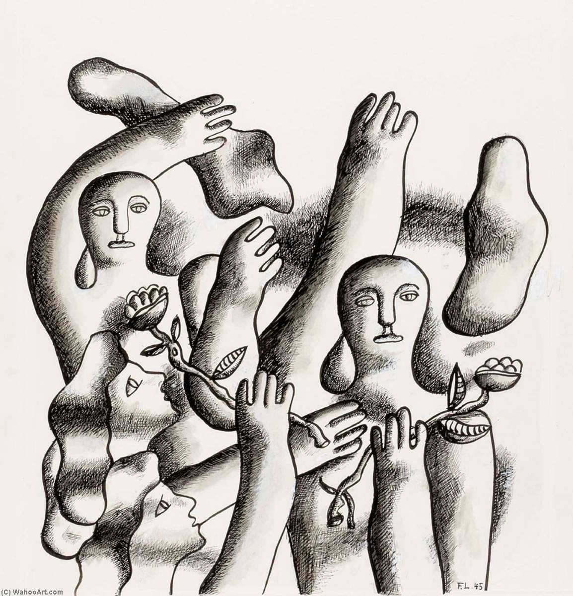 France Reborn, From The United Nations Series — Leo Lionni