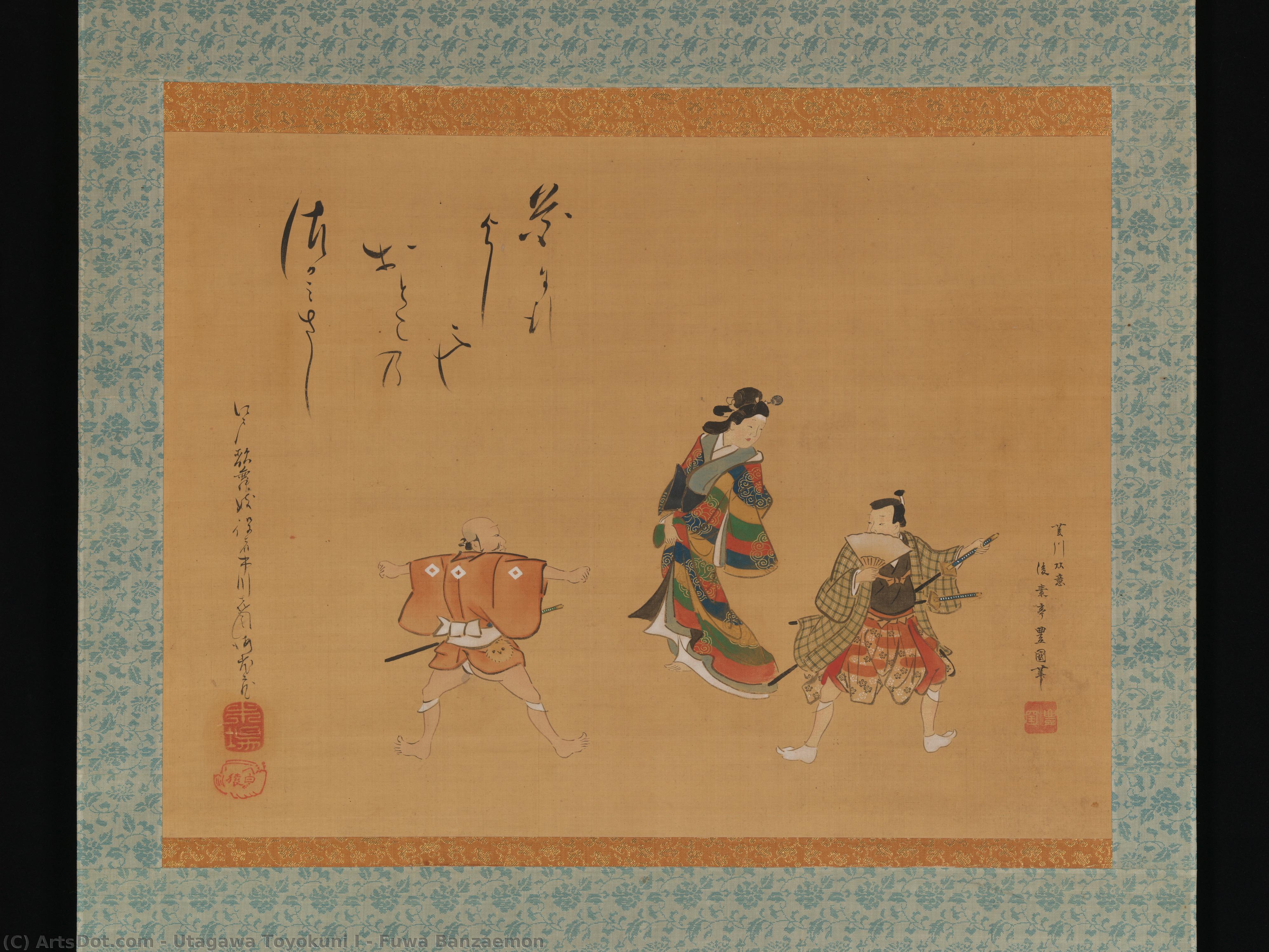 Fuwa Banzaemon — Utagawa Toyokuni I