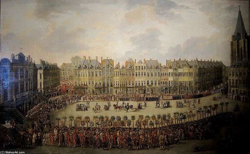 The Procession Of Lille — François Louis Joseph Watteau (watteau De Lille)