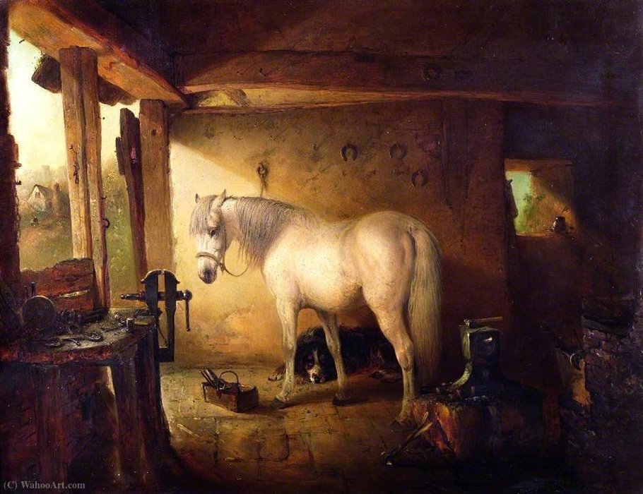 The Blacksmith’s Shop — Edward Robert Smythe
