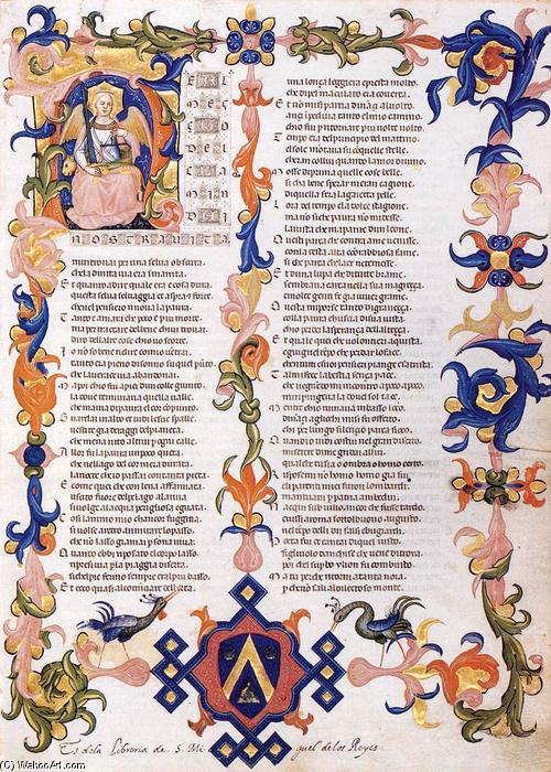 The Divine Comedy By Dante Alighieri (folio 11) — Don Simone Camaldolese