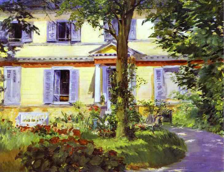 House At Rueil — Édouard Manet