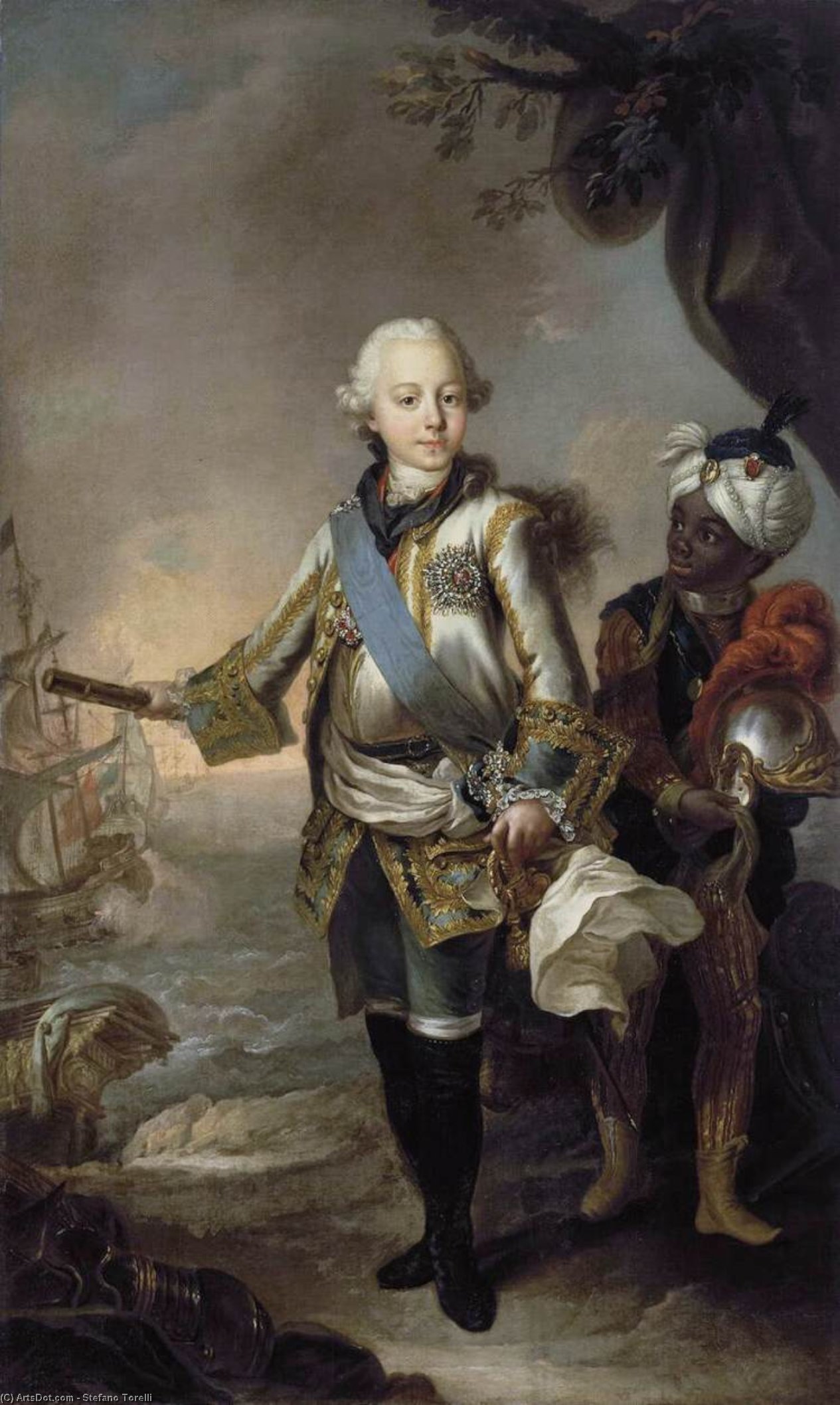 Portrait Of Grand Duke Pavel Petrovich — Stefano Torelli