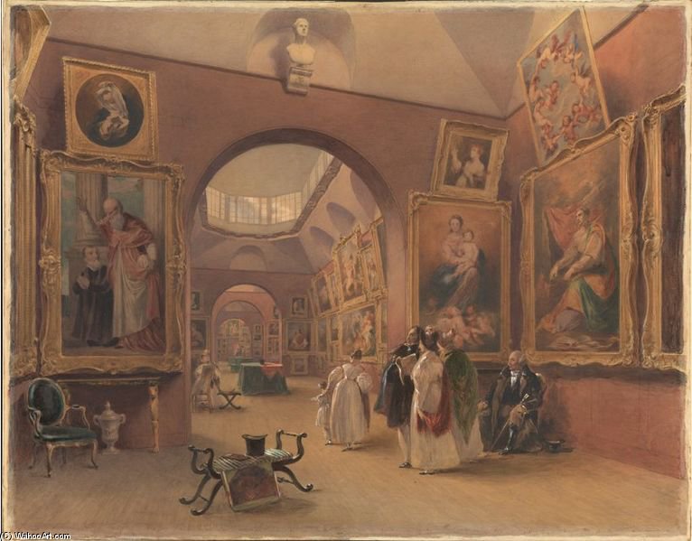 Viewing At Dulwich Picture Gallery — James Stephanoff