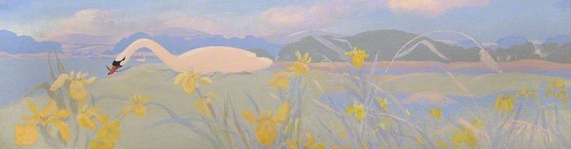 Bevy Of Swans (detail) (part 7 Of 8) — Anne Toms