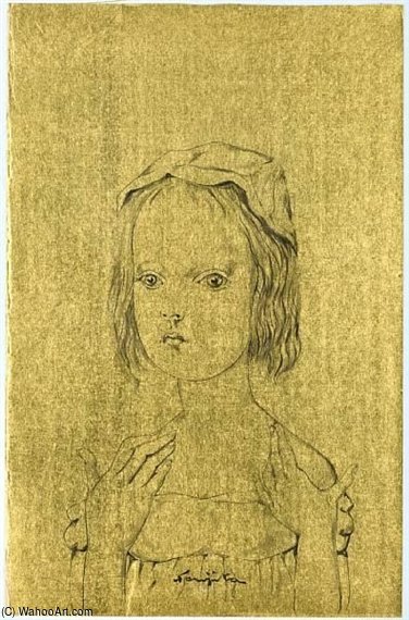 Portrait Of A Young Girl — Léonard Tsuguharu Foujita
