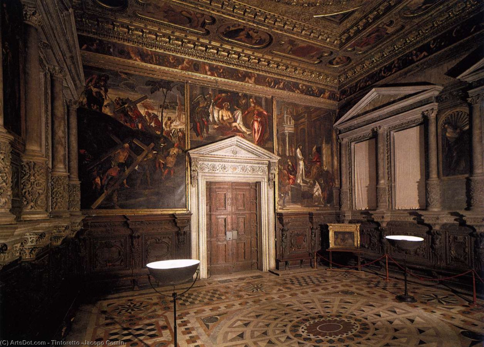 Vista De La Sala Dell'albergo — Jacopo Tintoretto