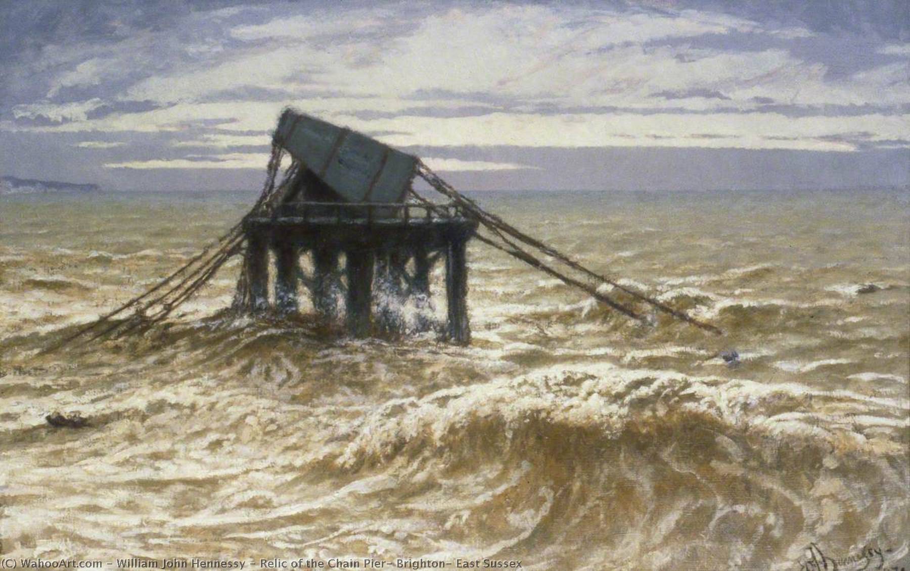 Relic Of The Chain Pier, Brighton, East Sussex — William John Hennessy