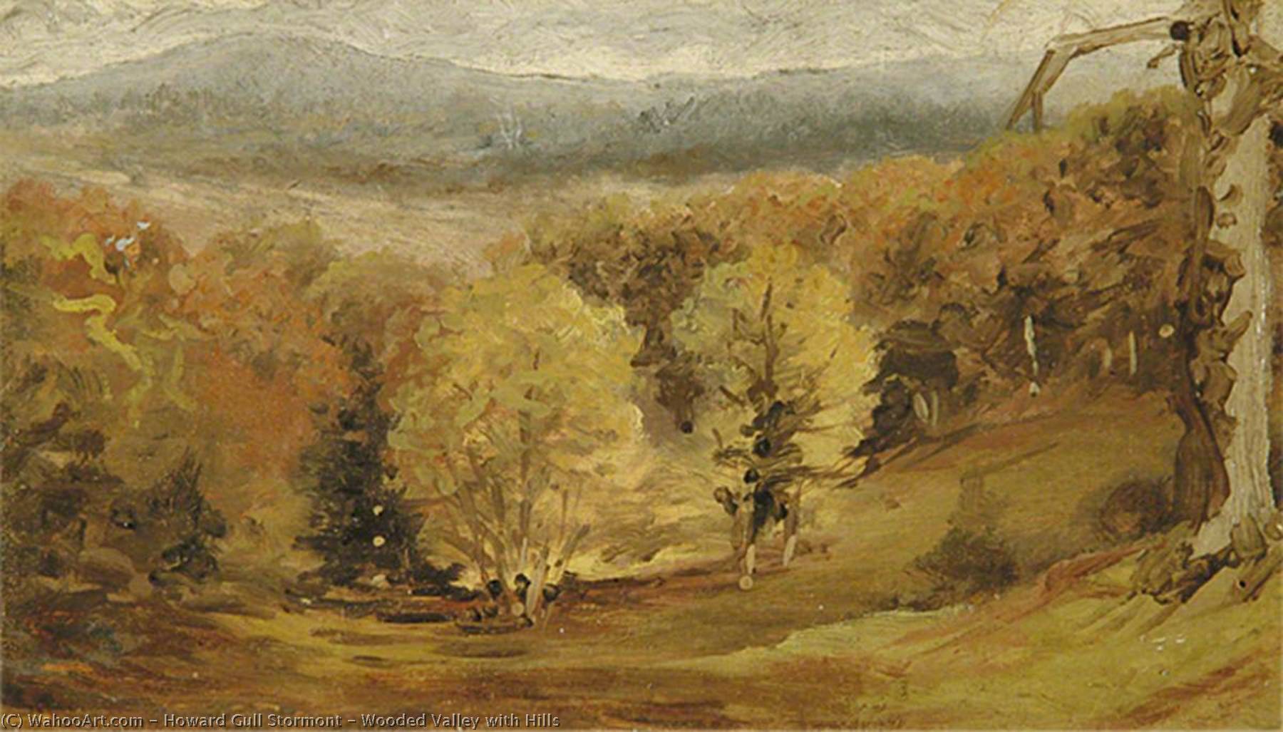 Wooded Valley With Hills — Howard Gull Stormont