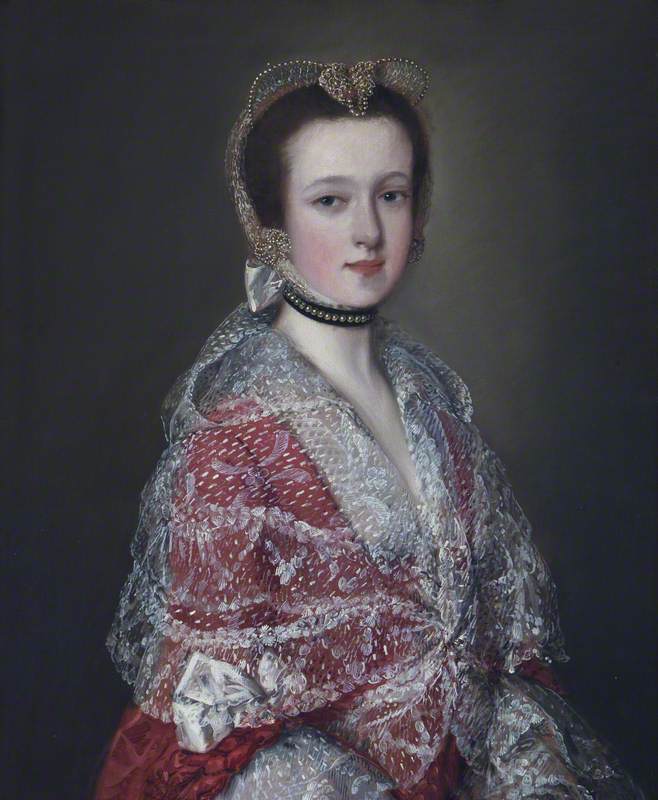 Louisa Barbarina Mansel (1732–1786), Lady Vernon — Tomas Gejnzboro