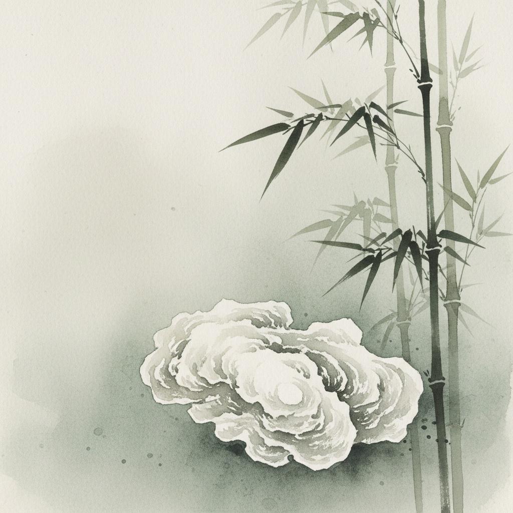 Ephemeral Shadows Of Bamboo Amidst A Muted And Meditative Ink Wash Mist — Laurent Garnier