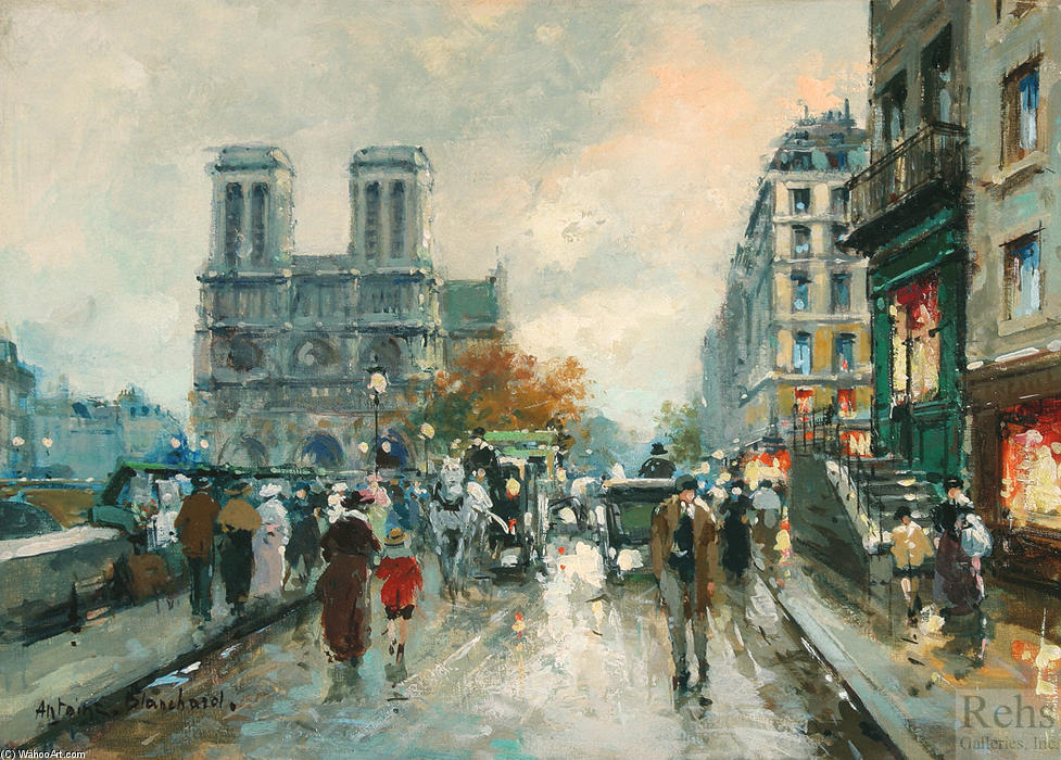 Notre Dame Quai Saint Michel — Antoine Blanchard (marcel Masson)