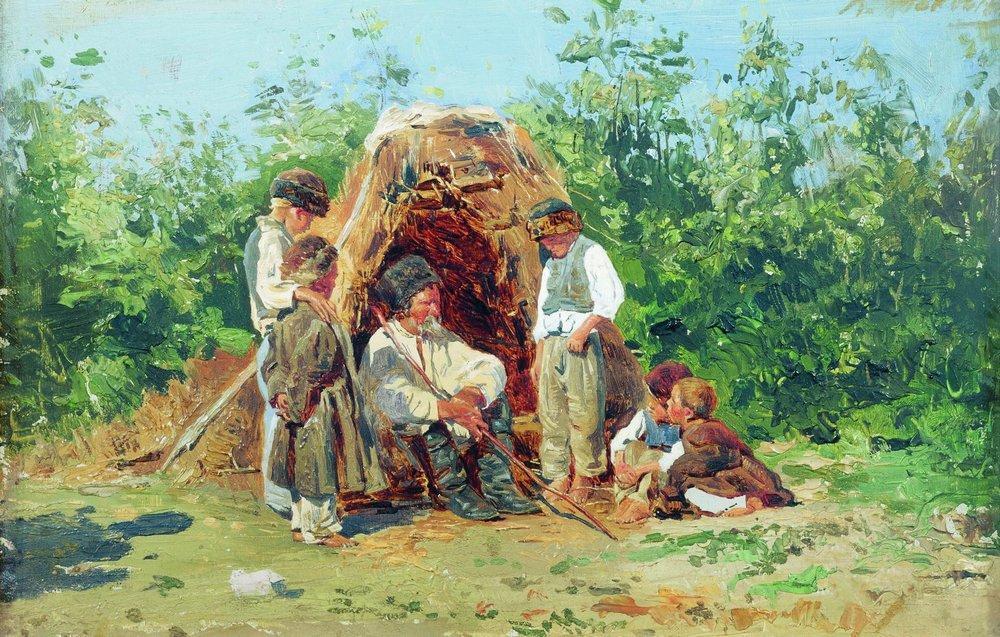 Grandfather Stories — Konstantin Yegorovich Makovsky