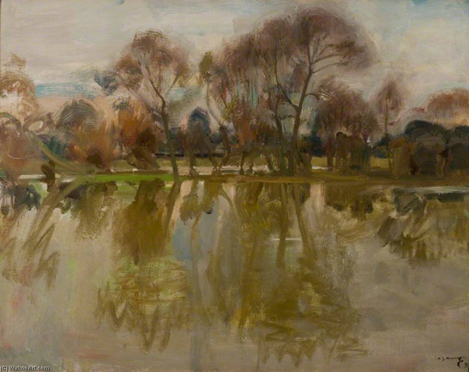 Überschwemmungen Bei Nayland — Sir Alfred James Munnings