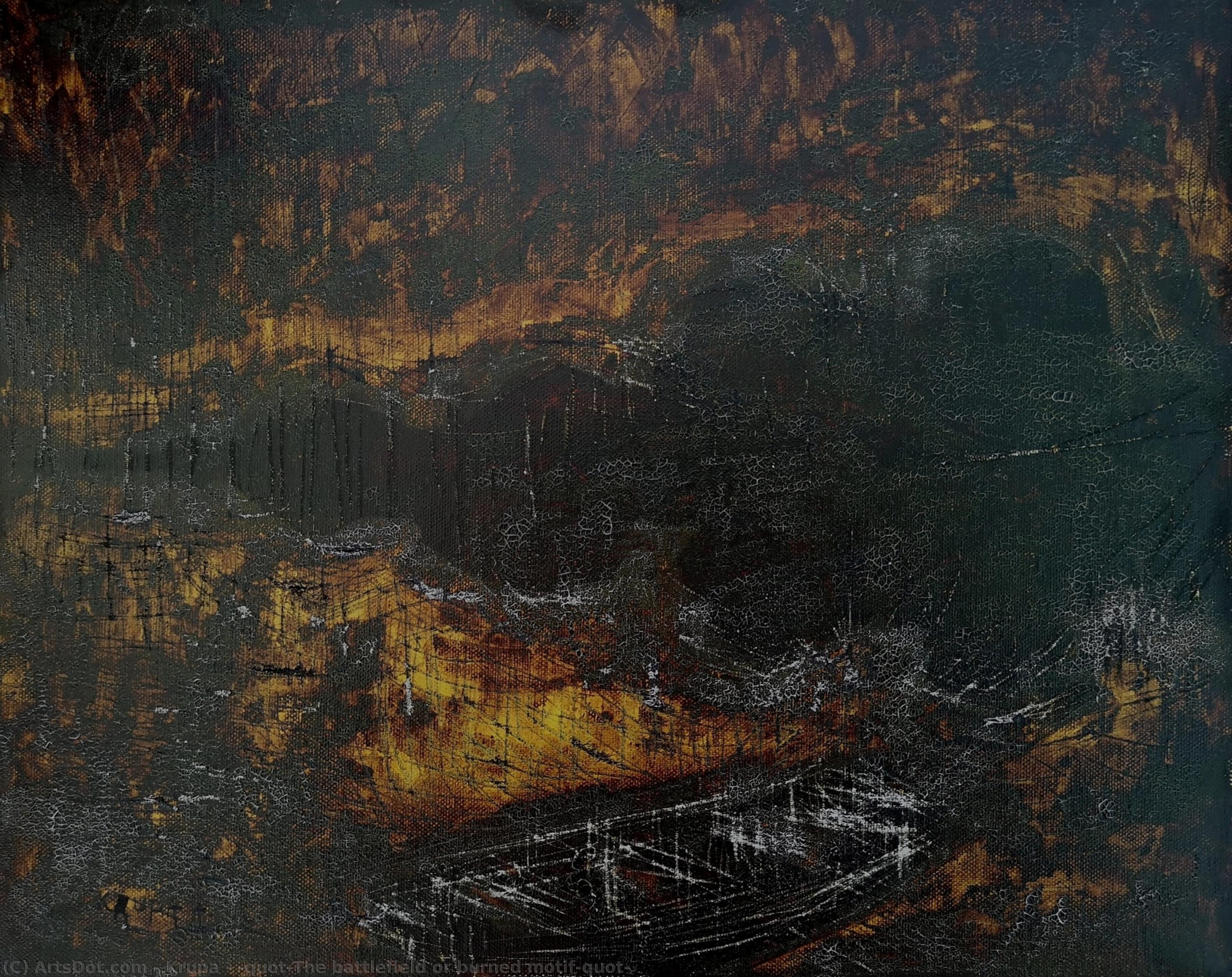 "the Battlefield Or Burned Motif" — Krupa