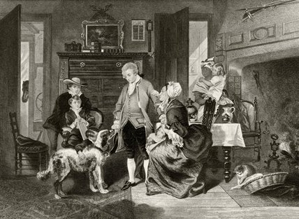 George Washington Hears His Mother — Alonzo Chappel