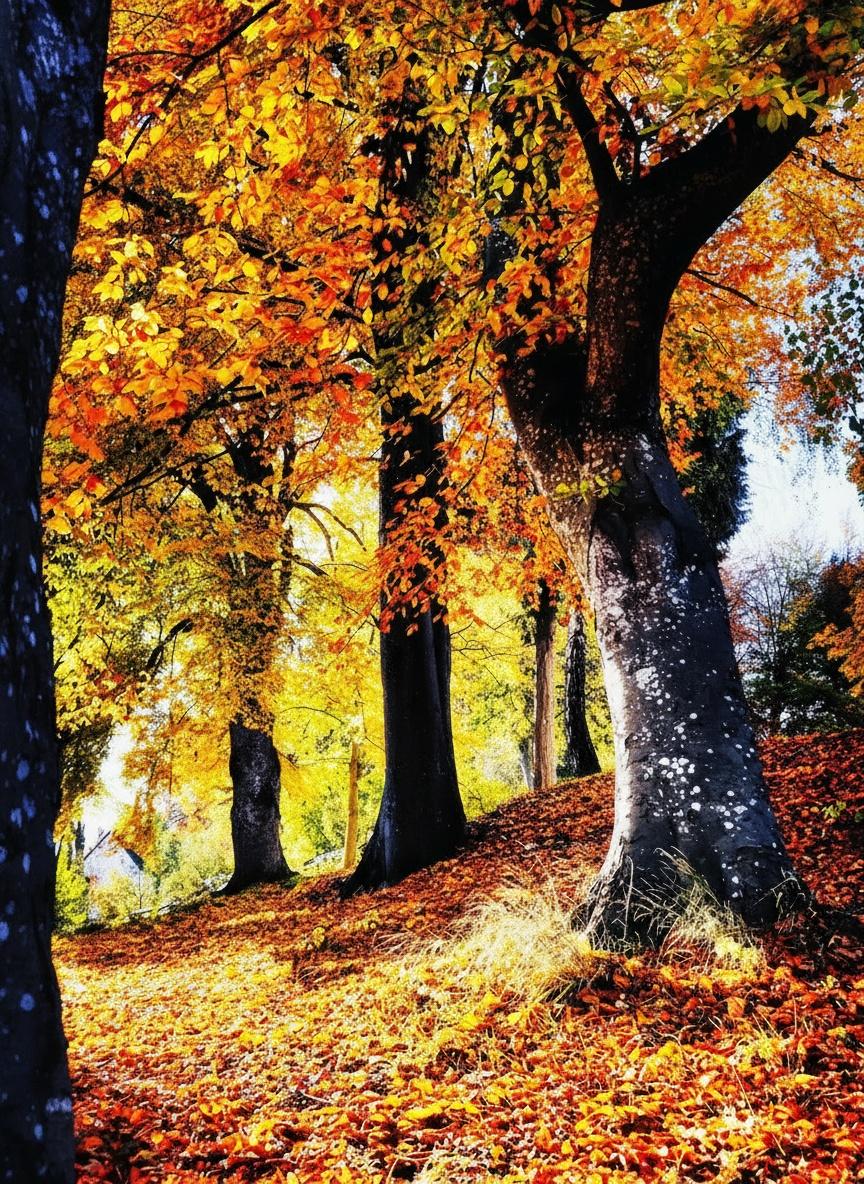 Chromatic Descent: Autumn Grove I — Jacques Villedieu