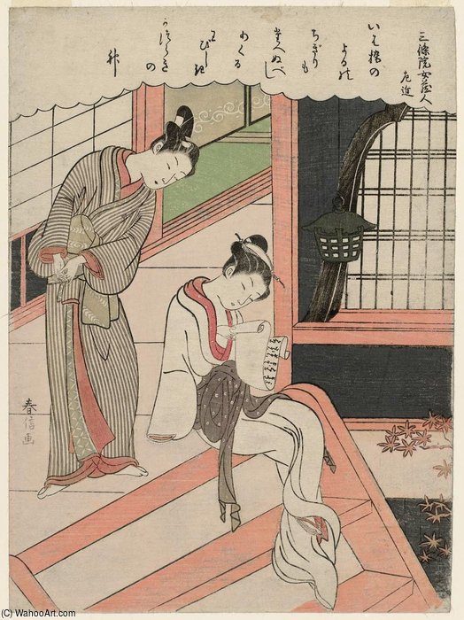 Sanjô No In Onna Kurôdo Sakon — Suzuki Harunobu