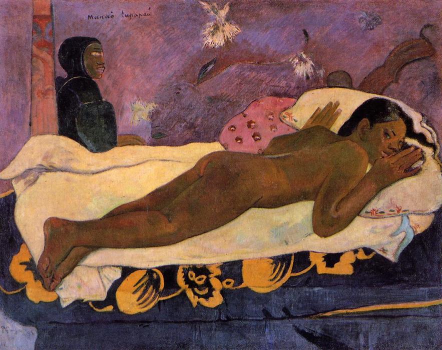 Manao Tupapau (también Conocido Como Espíritu De Los Muertos Vigilantes) — Eugène Henri Paul Gauguin
