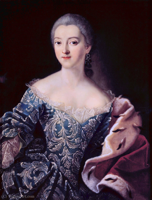 Portrait Of Princess Ekaterina Alexandrovna Lobanova-rostovskaya — Ivan Petrovich Argunov