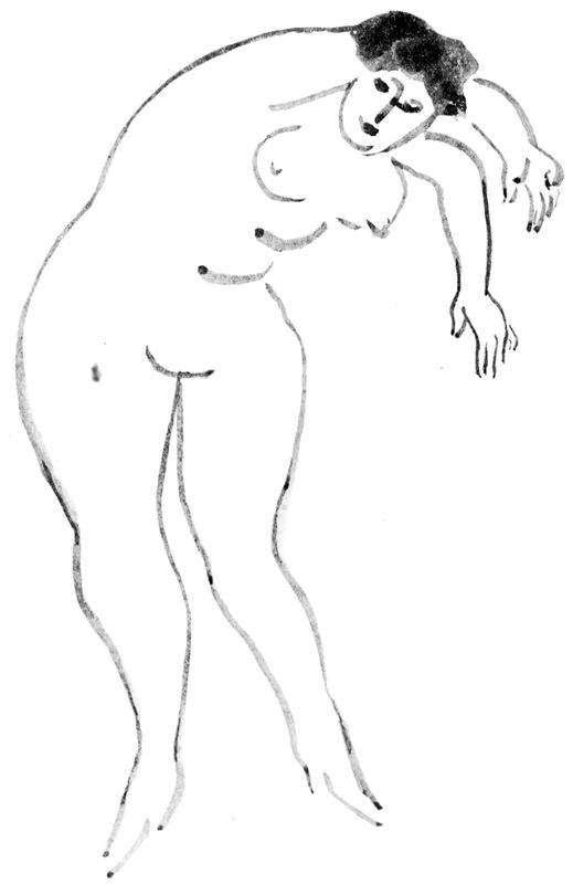 Standing Nude — Mikhail Fiodorovich Larionov