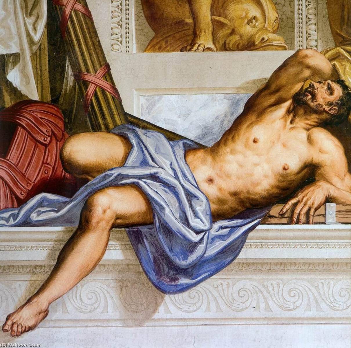 Wall In The Central Hall (detail) — Giovanni Battista Zelotti