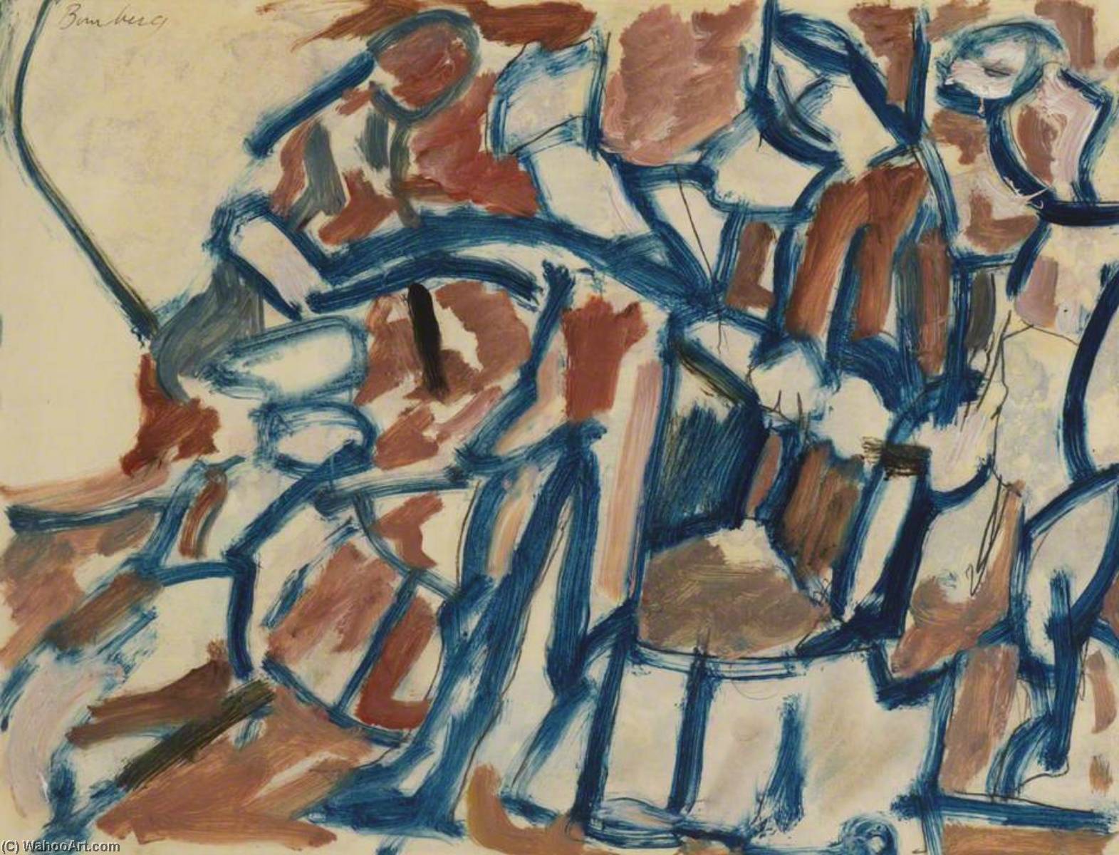 Ghetto Theatre (study) — David Bomberg