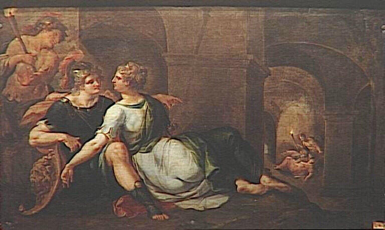 Théagène Retrouve Chariclée Dans La Caverne — Dubois Ambroise (ambrosius Bosschaert)