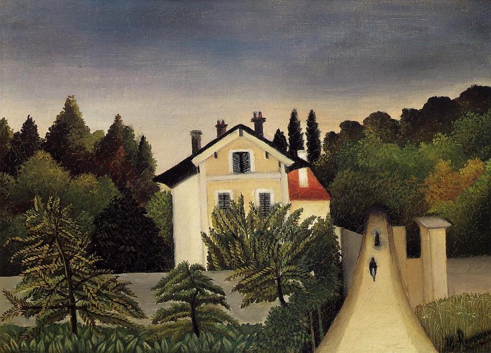 Landscape On The Banks Of The Oise, Area Of Chaponval — Henri Julien Félix Rousseau (le Douanier)