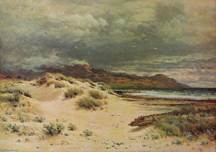 The Sandy Margin Of The Beach — R.a Benjamin Williams Leader