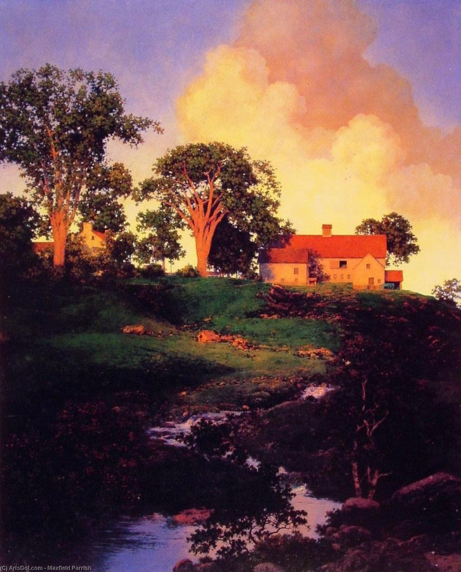 Hunt Farm — Maxfield Parrish