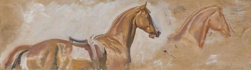 Studies Of A Chestnut Racehorse — Sir Alfred James Munnings