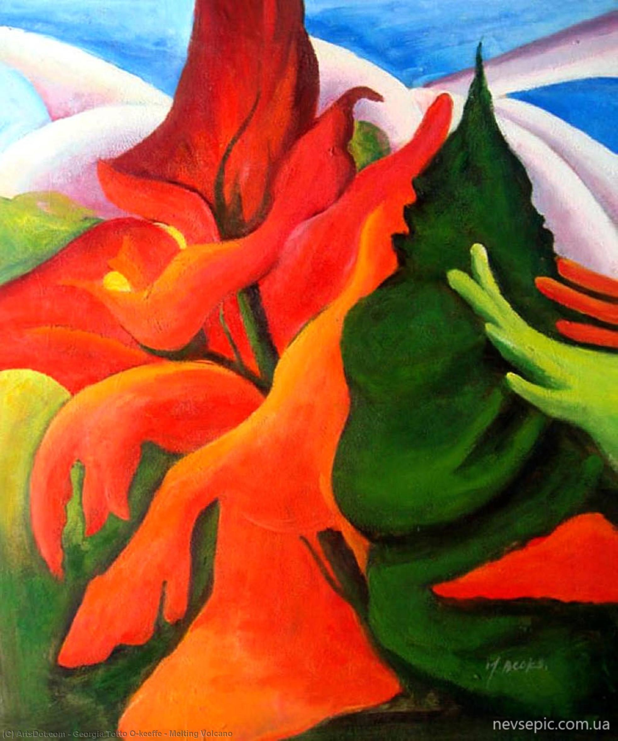 Melting Volcano — Јордана О’кеифе