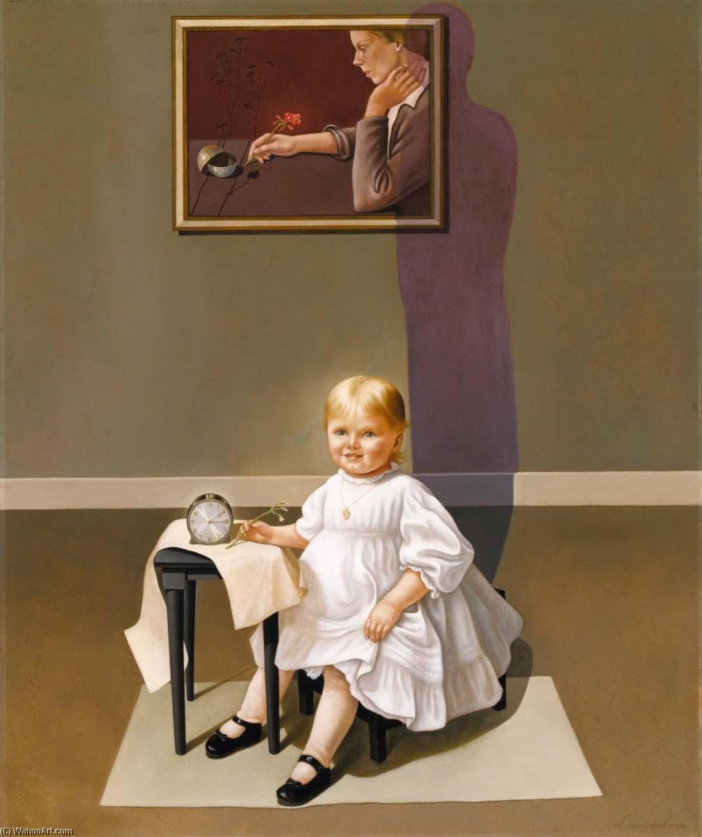 Double Portrait Of The Artist In Time — Helen Lundeberg