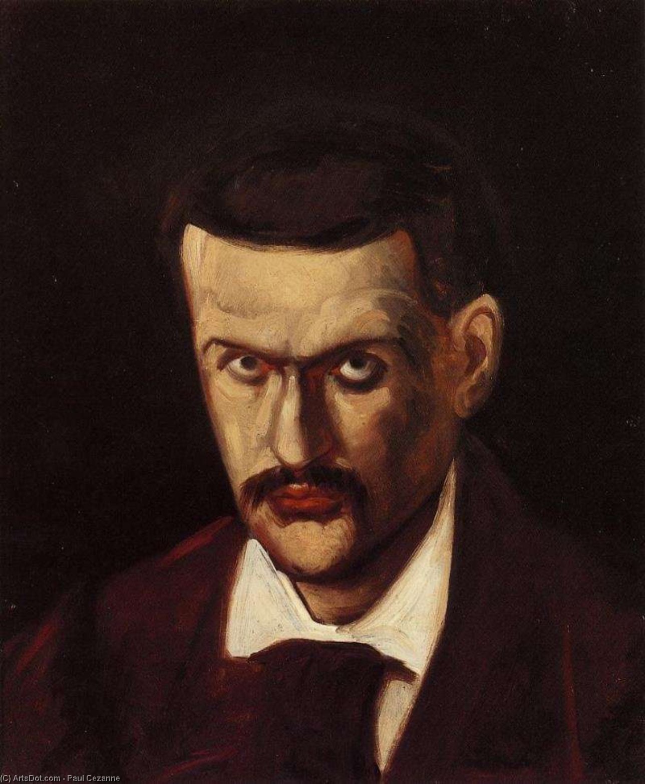 Self Portrait (9) — セザンヌ