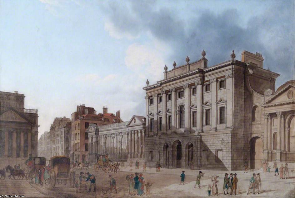 A View Of The Old Bank Of England, London — Thomas Hosmer Shepherd