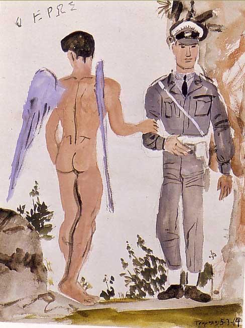 Military Policeman Arresting The Spirit — Yiannis Tsaroychis
