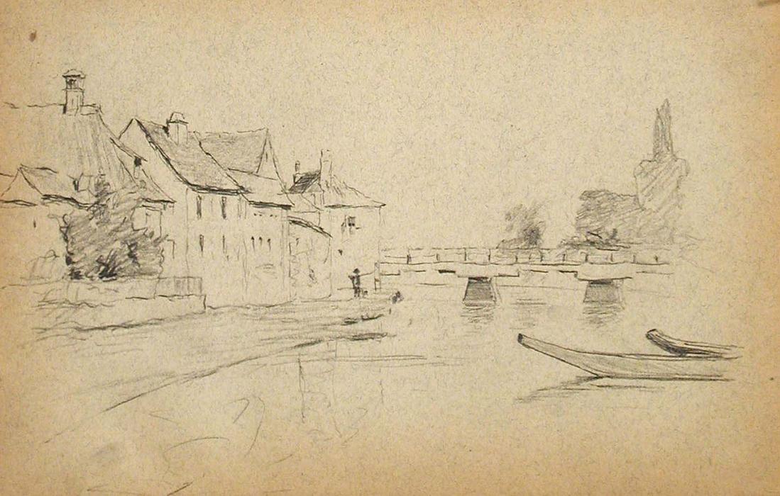Town And Bridge — Džon Otis Adams