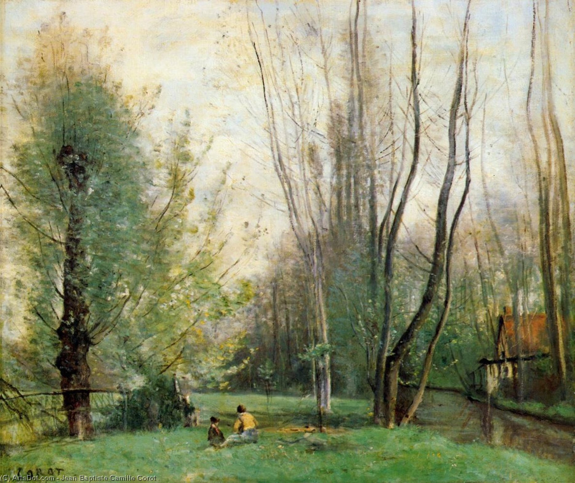 Morning At Beauvais — Jean-baptiste-camille Corot
