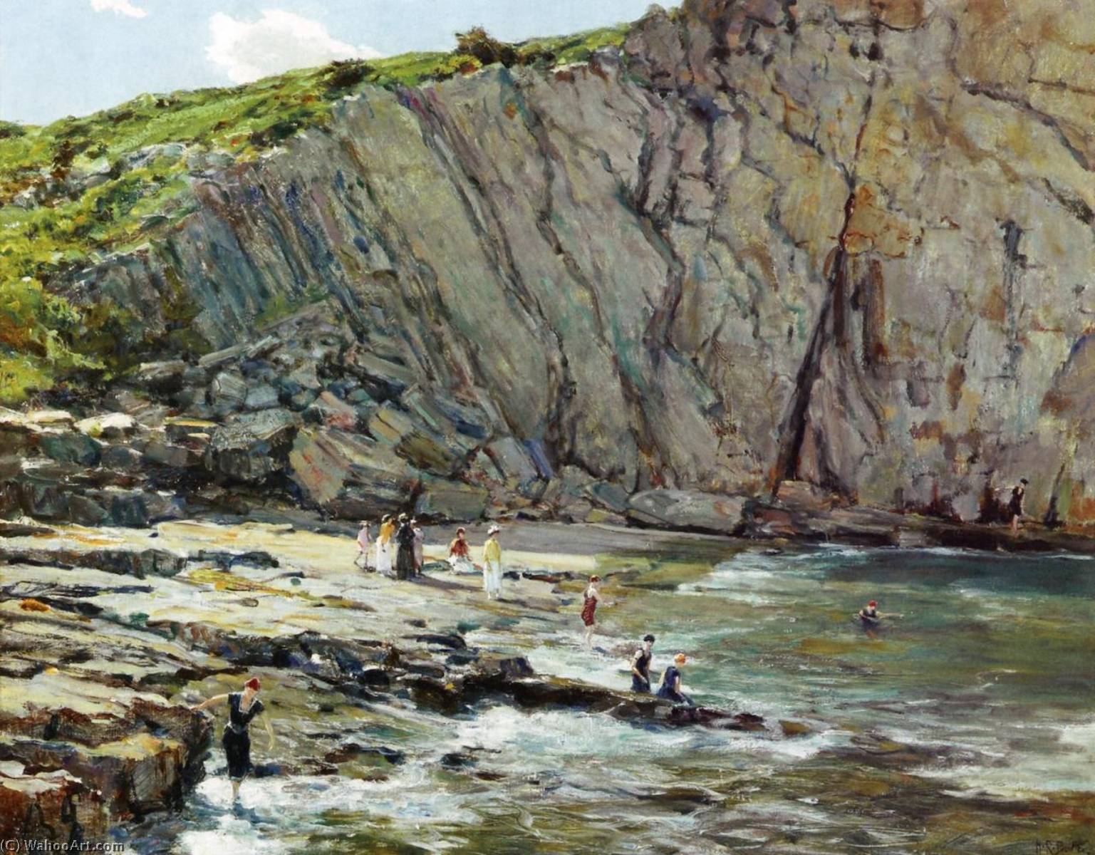 Maine Cliffs In Sunlight — Howard Russell Butler