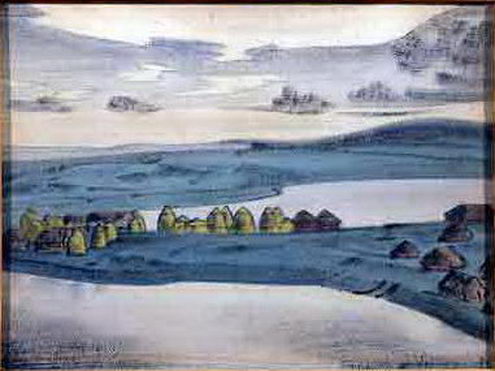 Lake Village — Nicolás Roerich