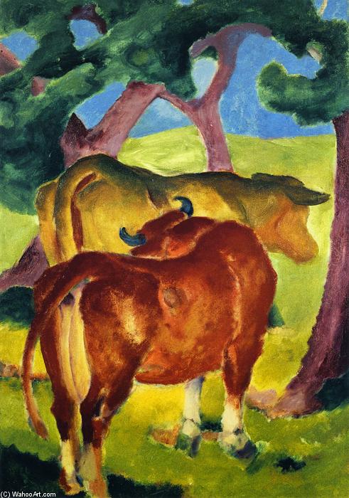 Cows Under Trees — Франц Марк