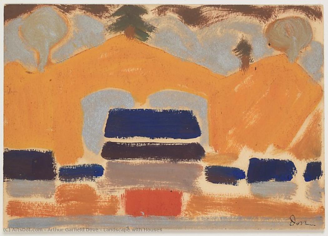 Landscape With Houses — Артур Гаррисон Доу