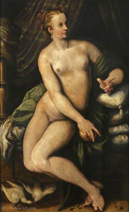 Venus Seated — Niccolò Dell' Abbate