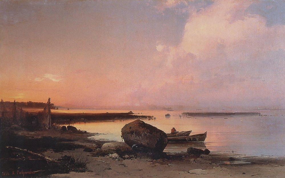 Sea Shore In The Vicinity Oranienbaum — Aleksey Savrasov