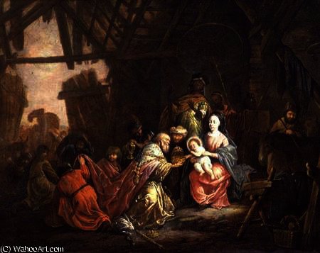 The Adoration Of The Magi — Jacob Willemsz De Wet
