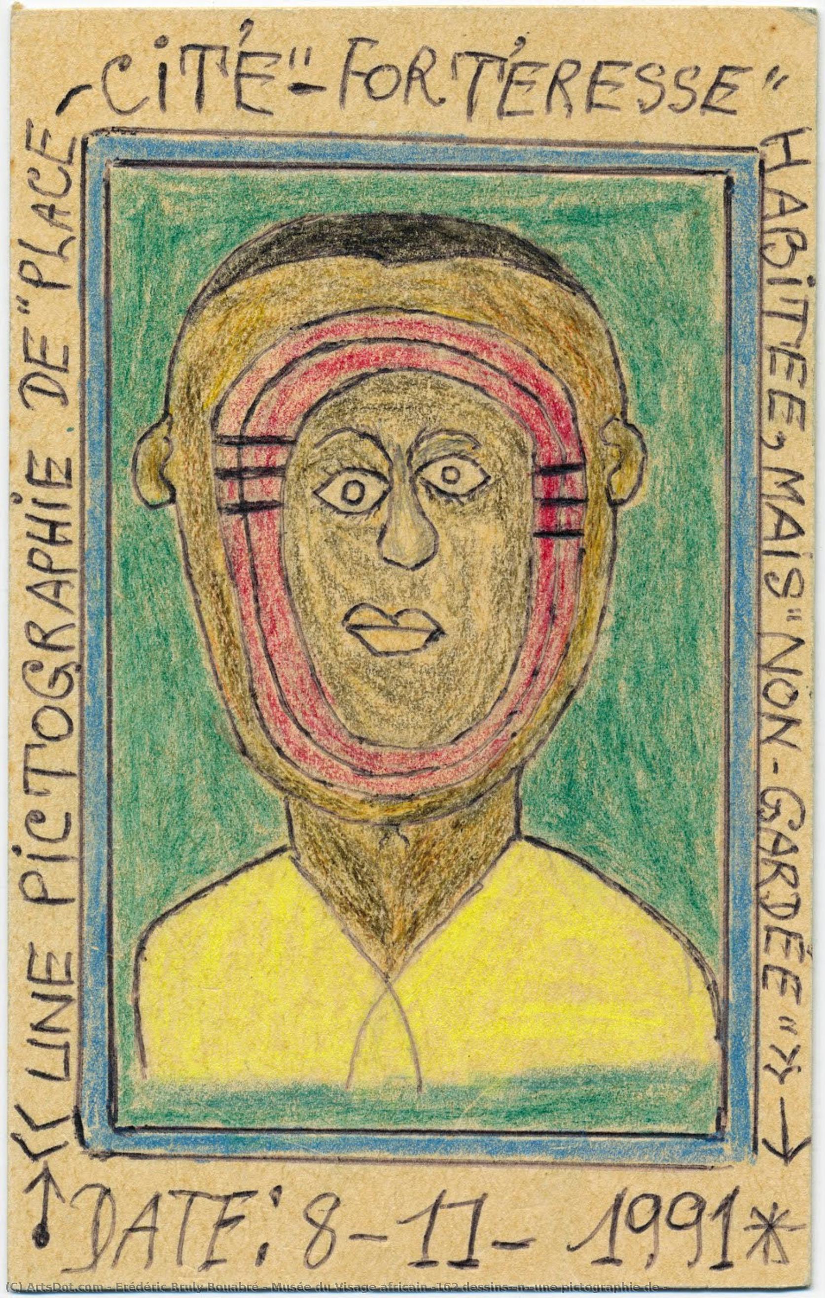 Musée Du Visage Africain (162 Dessins)\n<<une Pictographie De — Frédéric Bruly Bouabré