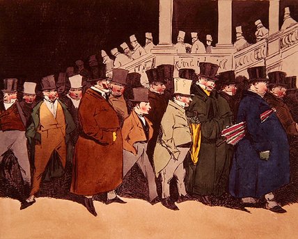 Leaving The Office — Henri Bonaventure Monnier